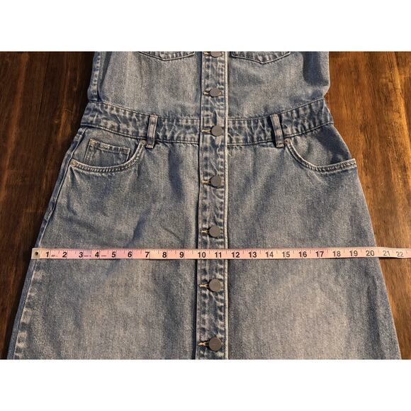 All Saints Light Blue Denim Maxi Dress - Picture 10 of 16